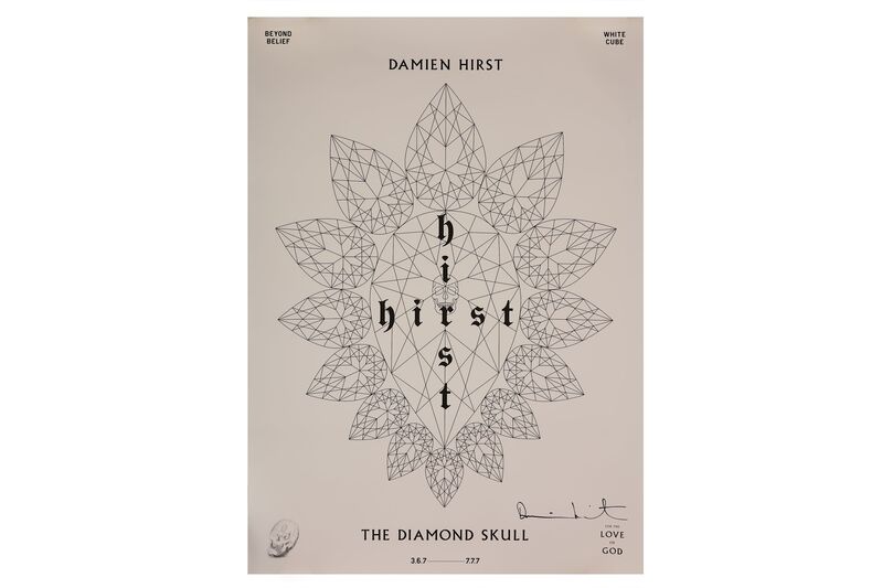 Damien Hirst, ‘The Diamond Skull’, 2006, Print, Offset lithograph, Chiswick Auctions