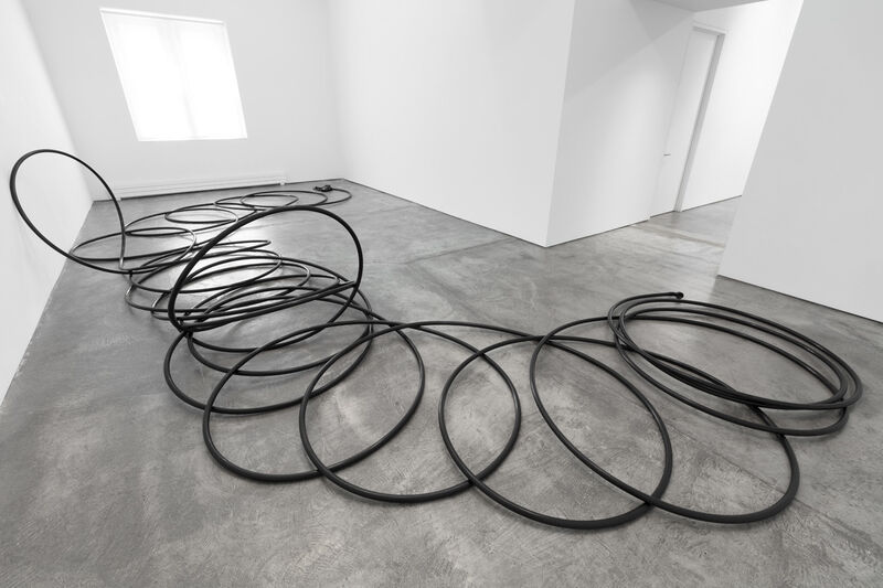 Christian Marclay, ‘Extended Phone II’, 1994, Sculpture, Telephone and plastic tubing, Paula Cooper Gallery