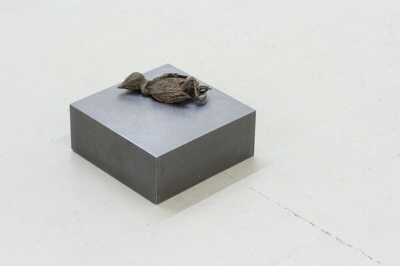 Jo Coupe, ‘Slab (Blackbird)’, 2017, Sculpture, Bronze, engineering steel, WORKPLACE