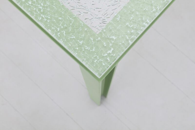 Fredrik Paulsen, ‘Iron Table’, 2018, Design/Decorative Art, Iron, Crackled Glass, Etage Projects