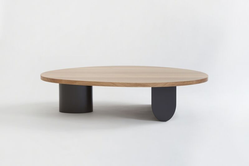 Egg Collective, ‘Isla Coffee Table’, Contemporary, Design/Decorative Art, Stone, Wood, Smooth Lacquered Wood, Egg Collective