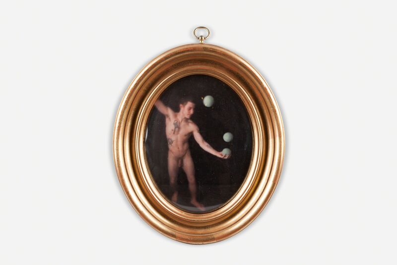 Don Joint, ‘Whatnots: The Juggler’, 2016, Photography, Assemblage with photograph, Childs Gallery