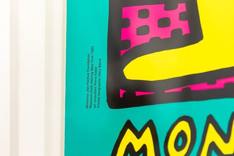 Keith Haring, ‘Montreux Jazz Festival (green)’, 1982, Print, Screenprint, Artmarket Gallery