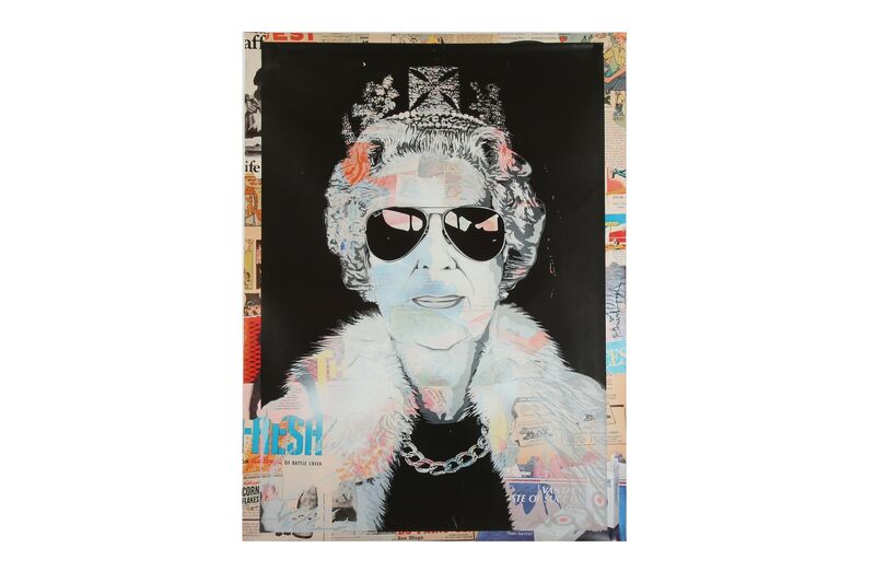 Mr. Brainwash, ‘Queen Aviator poster’, 2012, Print, Offset lithograph, Chiswick Auctions