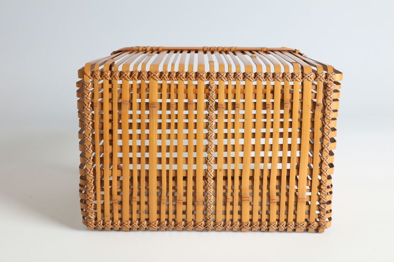 Kosuge Kōgetsu, ‘Rectangular Basket (T-4287)’, Showa era (1926, 1989), 1970s, Design/Decorative Art, Bamboo, Thomsen Gallery