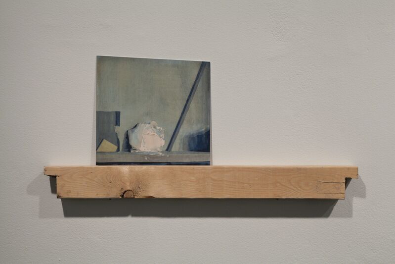 Jenny Brillhart, ‘Wall Love’, 2013, Painting, Photo and oil on aluminum and cut 2 x 4, Emerson Dorsch