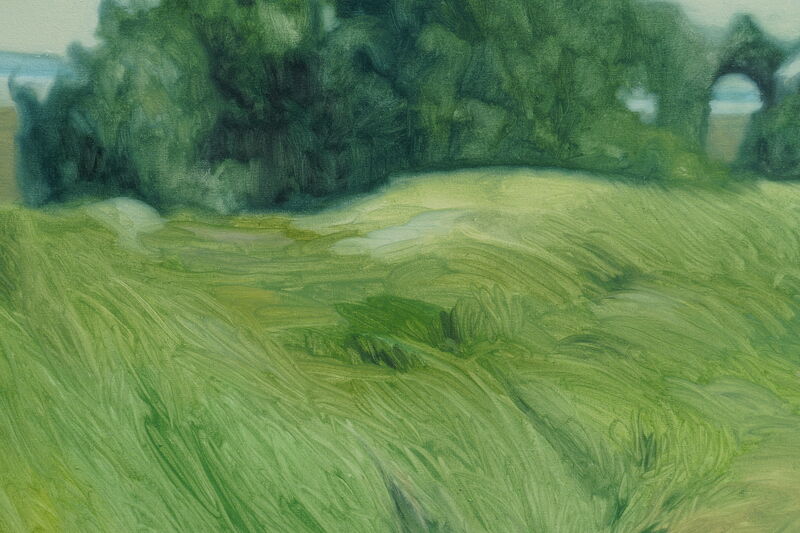 YEONSOO KIM 김연수, ‘The Bush Facing Away from Ganghwa Shore’, 2019, Painting, Oil on Canvas, Artflow