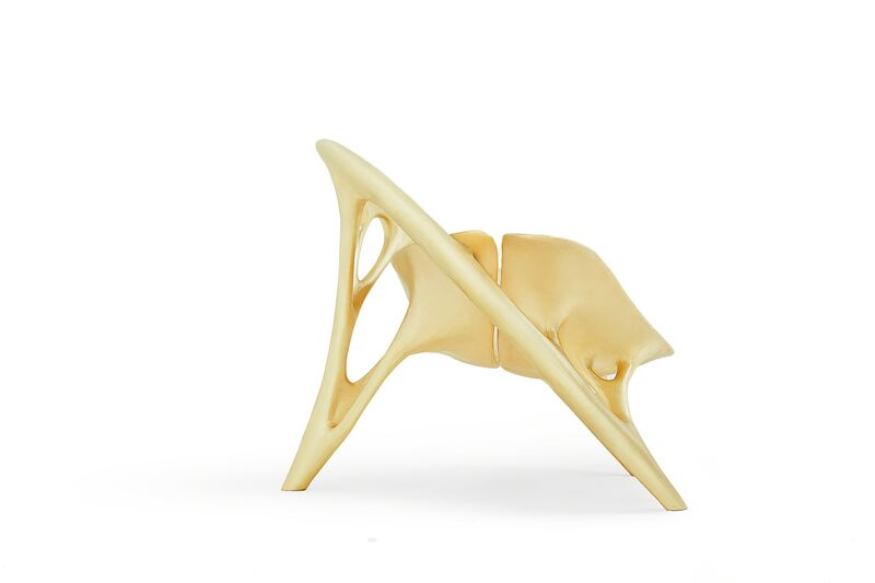 Zhipeng Tan, ‘Lotus Lounge Chair’, 2017, Design/Decorative Art, Brass, Gallery ALL