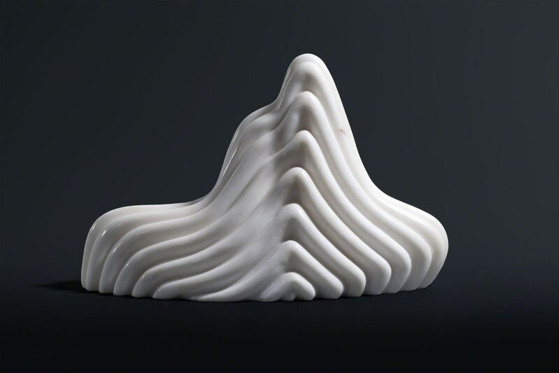 Huang Zhiyang 黄致阳, ‘Possessing Numerous Peaks No. s－1226 座千峰s－1226号’, 2012, Sculpture, Marble 汉白玉, Ink Studio