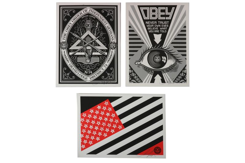Shepard Fairey, ‘Arkitip Issue No.0051 including three individual prints’, 2010, Print, Chiswick Auctions