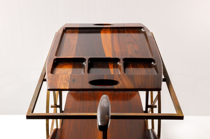 Jorge Zalszupin, ‘Tea Cart’, 1959, Design/Decorative Art, Solid wood, plywood, veneered wood and iron, Mercado Moderno