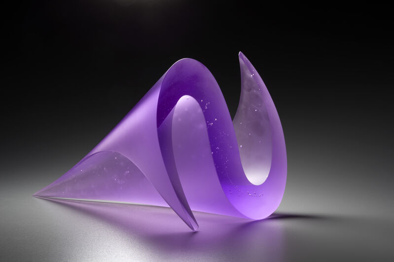 Račková & David Suchopárek (IRDS), ‘Spinning Cone’, 2019, Sculpture, Molten Glass, HABATAT