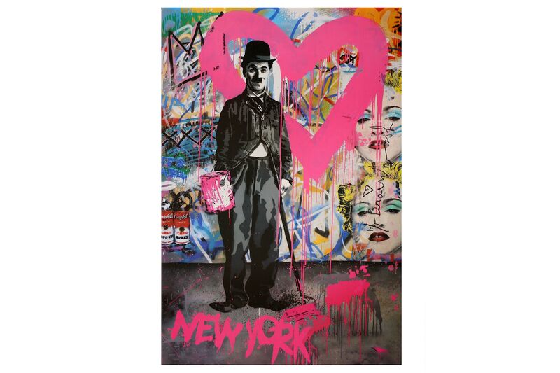 Mr. Brainwash, ‘NY Charlie Chaplin’, 2012, Print, Offset lithograph, Chiswick Auctions