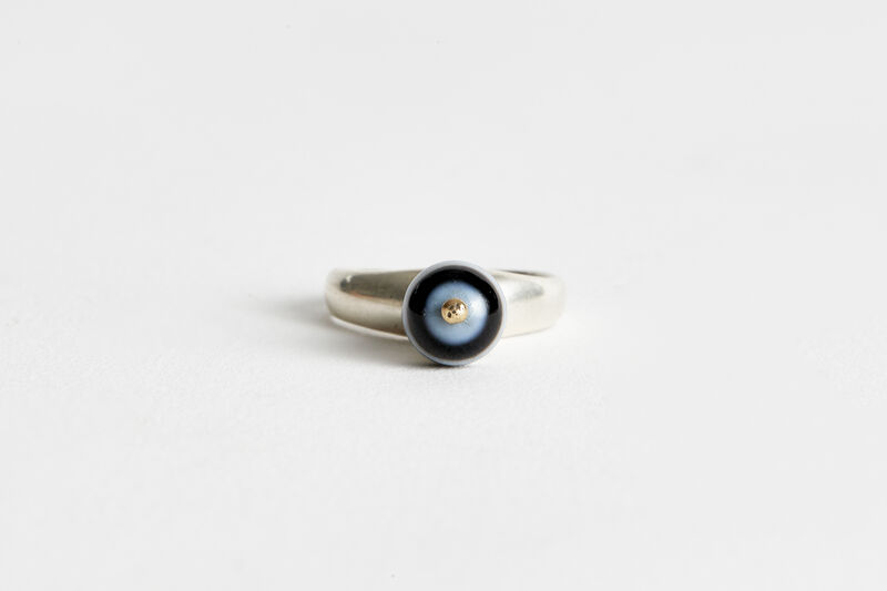 Audrey Werner, ‘Chalice Ring’, 2002, Jewelry, 18k sterling silver, agate, Maison Gerard