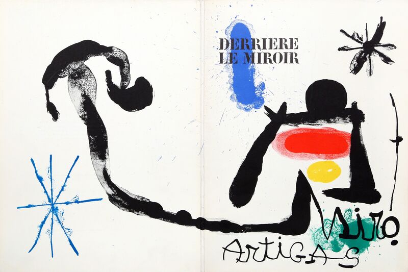 Joan Miró, ‘Artigas, cover of Derrière le Miroir ’, 1963, Print, Lithograph, RoGallery