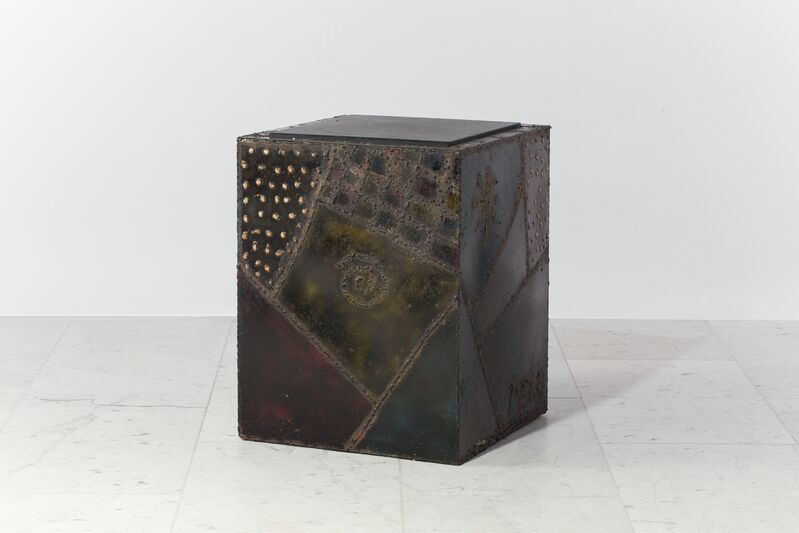 Paul Evans (1931-1987), ‘Pair of Custom Welded Steel End Tables’, 1969, Design/Decorative Art, Steel, Todd Merrill Studio