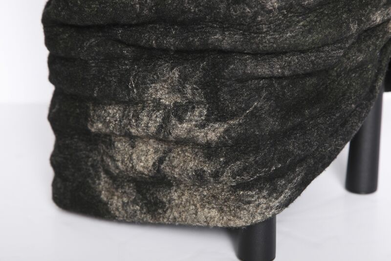 Ayala Serfaty, ‘Thor, Stool’, 2014, Design/Decorative Art, Handcrafted wool and silk felt, metal base, Maison Gerard