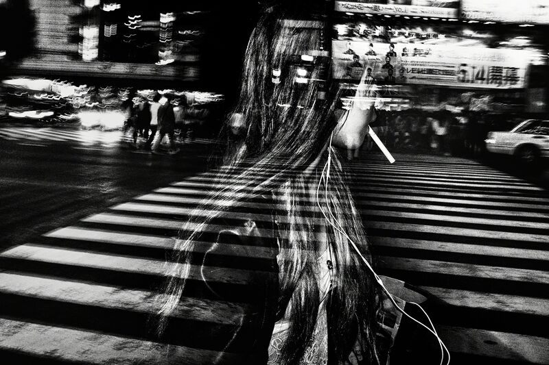 Tatsuo Suzuki, ‘A Girl with a Cigarette, Shibuya, Tokyo’, 2014, Photography, Archival Pigmetn, Huxley-Parlour