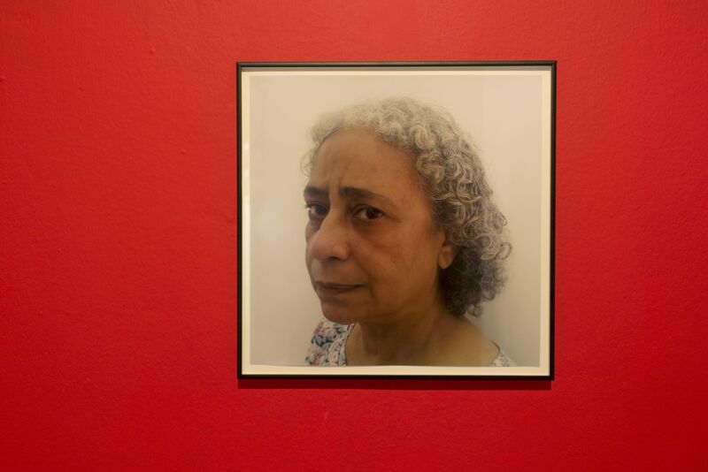 Hassan Khan, ‘My Mother’, 2013, Installation, Framed color photograph on painted wall, Beirut Art Center