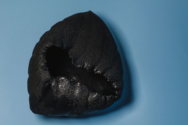 Irina Salmina, ‘Black reptile shell’, 2019, Sculpture, Earthenware clay, glaze, Composition.Gallery