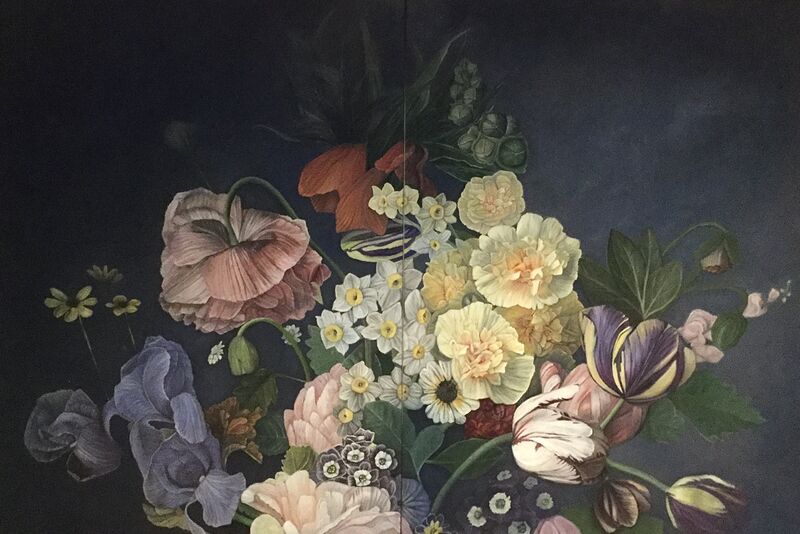 Stacey Cushner, ‘Efflorescence (aft Van Dael)’, 2020, Painting, Oil on canvas, Kingston Gallery