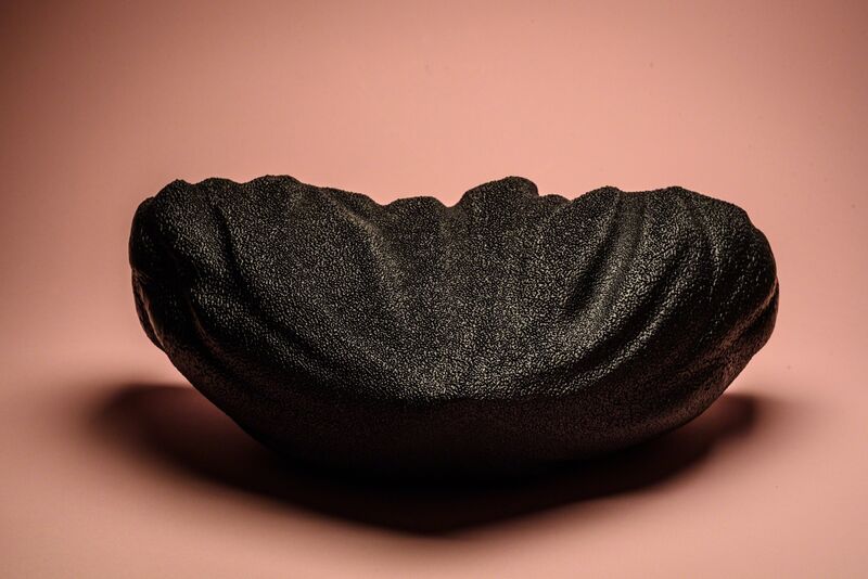 Irina Salmina, ‘Black flower shell’, 2019, Sculpture, Earthenware clay,  experimental glaze, Composition.Gallery