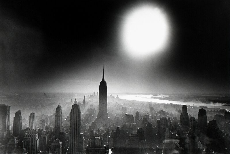 William Klein, ‘Atom Bomb Sky, New York’, 1955, Photography, Gelatin silver print; printed later, Howard Greenberg Gallery