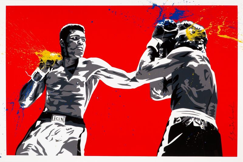 Mr. Brainwash, ‘Muhammad Ali (Life is Wonderful)’, 2008, Print, Screenprint in colors with acrylic hand-embellishments on wove paper, Heritage Auctions
