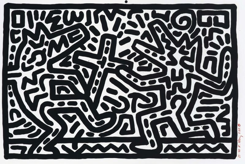 Keith Haring, ‘Untitled 1-6: one plate’, 1982, Print, Lithograph on Arches paper, Christie's