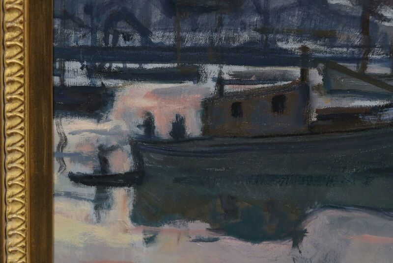 Bernard Lamotte, ‘Fishermen at Dawn’, 20th Century, Painting, Oil on canvas, Vose Galleries