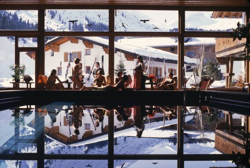 Slim Aarons, ‘Gasthof Post Pool’, 1979, Photography, C print, IFAC Arts