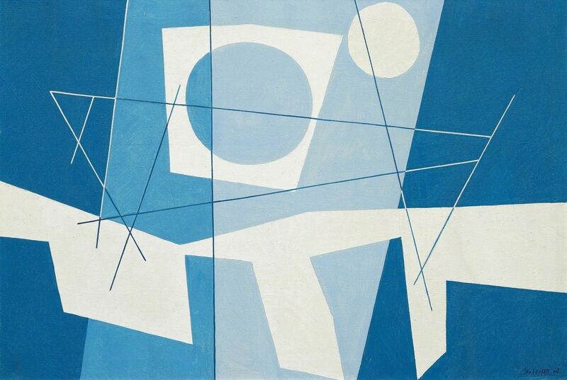 Leo Leuppi, ‘Untitled’, 1960, Painting, Oil on canvas, Koller Auctions