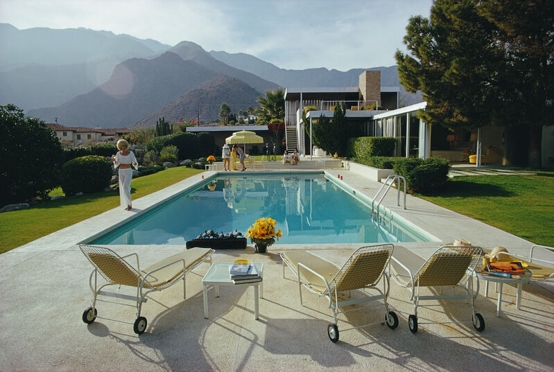 Slim Aarons, ‘Poolside Dreams (Kaufmann Desert House)’, 1970, Photography, C print, IFAC Arts