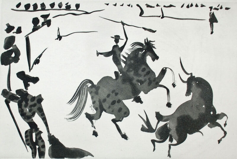 Pablo Picasso, ‘Alceando a un Toro’, 1959, Print, Aquatint, Georgetown Frame Shoppe