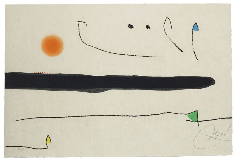 Joan Miró, ‘Le Marteau sans maître: one plate (Dupin 944)’, 1976, Print, Etching with aquatint., Sims Reed Gallery