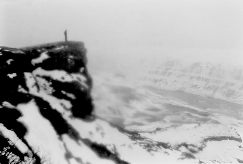 Dan Wood, ‘A Figure on the Cliff, from the 'Hypnagogia' series’, 2007, Photography, Gelatin Silver Print, MMX Gallery 