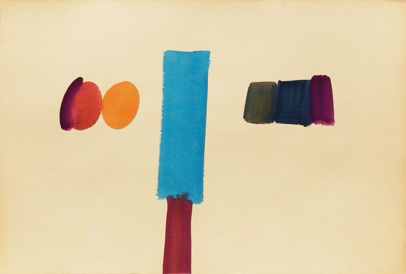 Kenneth Lochhead, ‘Reconciliation’, 1963, Drawing, Collage or other Work on Paper, Watercolour, Wallace Galleries