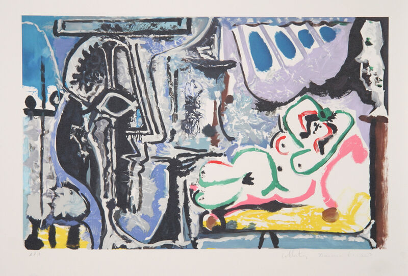Pablo Picasso, ‘Le Peintre et Son Modèle, 1964’, 1979-1982, Print, Lithograph on Arches paper, RoGallery