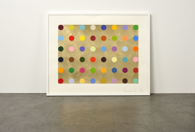 Damien Hirst, ‘Gold Thioglucose’, 2008, Print, Silkscreen on Gold Leaves, Weng Contemporary