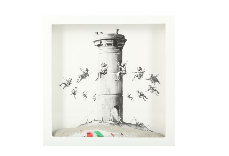 Banksy, ‘Walled Off Hotel box set’, Ephemera or Merchandise, Fine-art print with concrete base, Chiswick Auctions