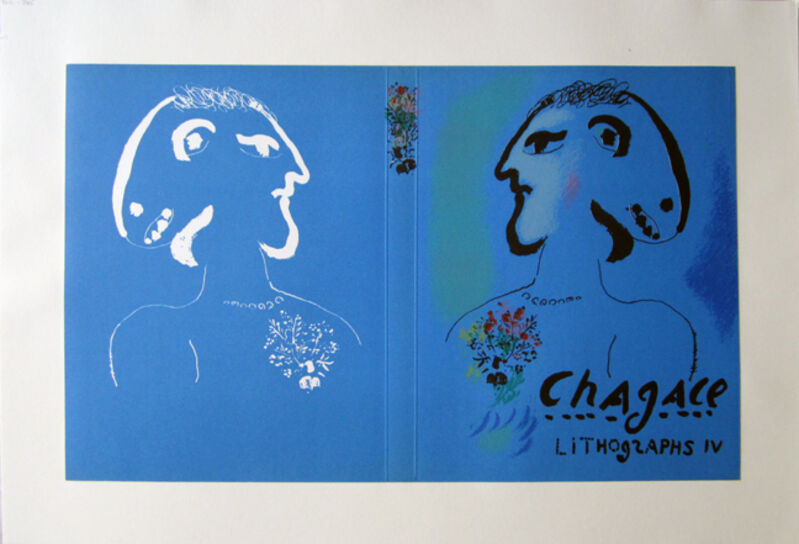 Marc Chagall, ‘Lithographs 4 Original Print’, 1960, Print, Stone Lithograph Book Jacket, David Lawrence Gallery