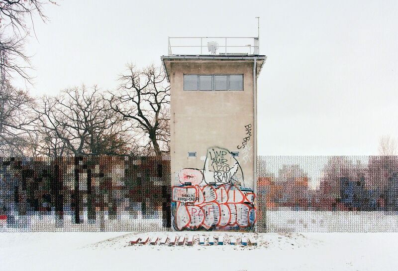 Diane Meyer, ‘Former Guard Tower Off Puschinallee’, 2012-2017, Photography, Hand Sewn Archival Ink Jet Print, Pictura Gallery