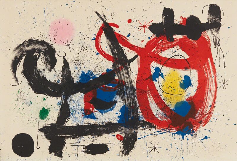 Joan Miró, ‘Le Cheval ivre (The Drunken Horse)’, 1964, Print, Lithograph in colors, on Arches paper, the full sheet, Phillips