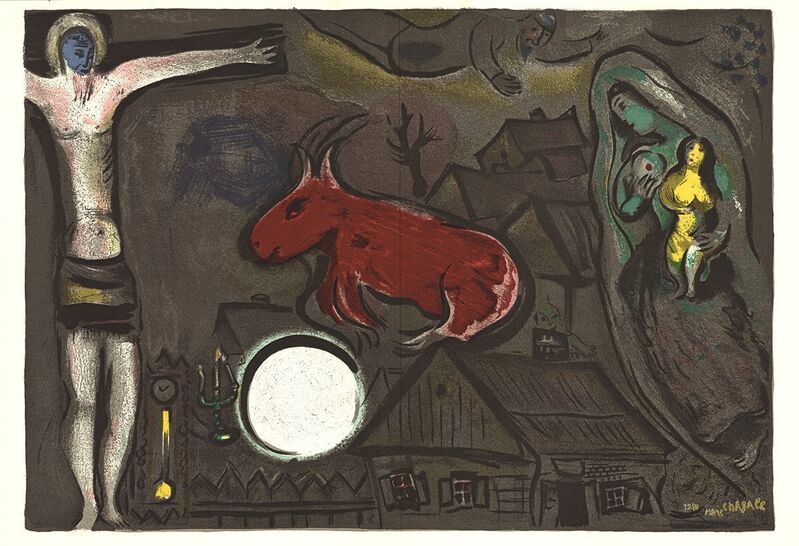 Marc Chagall, ‘Derriere le Miroir, no. 27-28’, 1950, Print, Lithograph, ArtWise