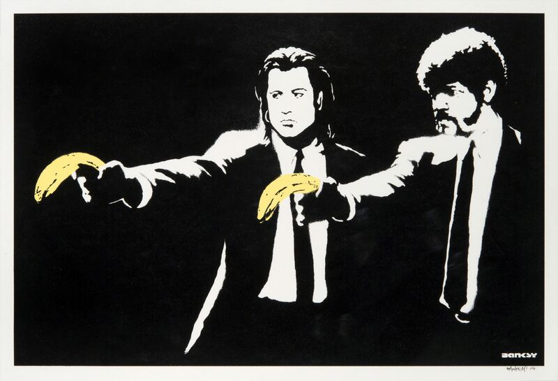 Banksy, ‘Pulp Fiction’, 2004, Print, Screen print in colours on paper, Tate Ward Auctions