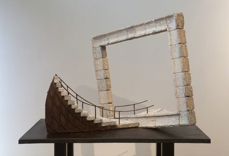 Ilan Averbuch, ‘Theater of the Wind ’, 2013, Sculpture, Steel, stone (steel base), Khawam Gallery