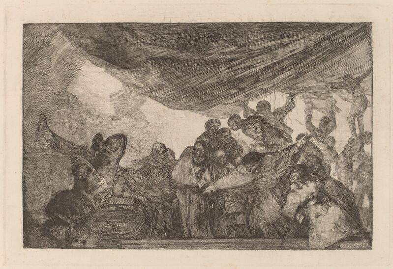 Francisco de Goya, ‘Disparate claro (Clear Folly)’, in or after 1816, Print, Etching, burnished aquatint and lavis  [trial proof printed posthumously circa 1854-1863], National Gallery of Art, Washington, D.C.