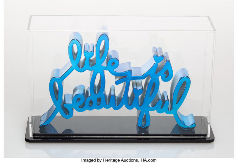 Mr. Brainwash, ‘Life is Beautiful (Blue)’, 2017, Sculpture, Painted cast resin, Heritage Auctions