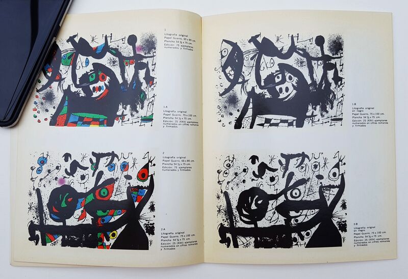 Joan Miró, ‘Homentage à Joan Prats (Plate 3)’, 1971, Print, Lithograph, Graves International Art