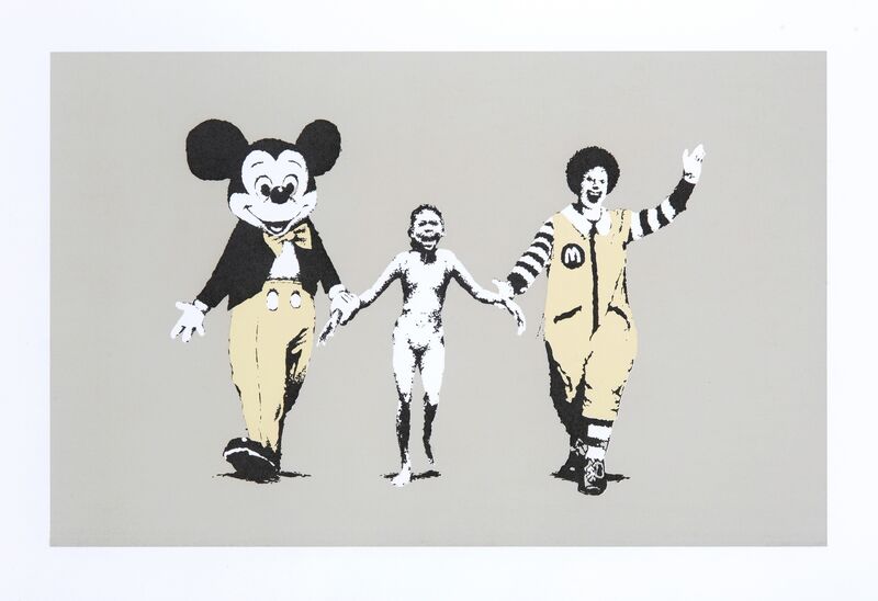 Banksy, ‘Napalm’, 2004, Print, Screen print in colours on paper, Tate Ward Auctions